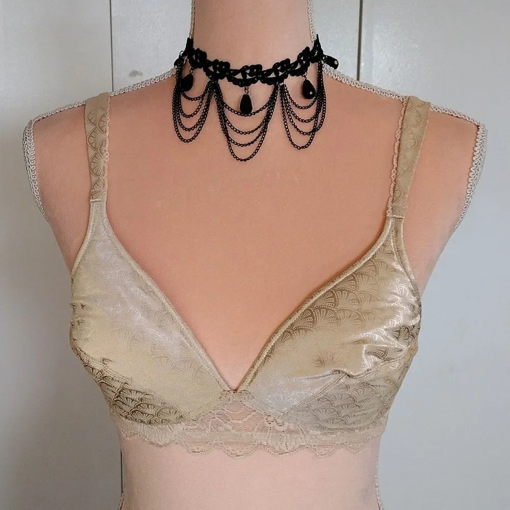 Dior ivory satin
